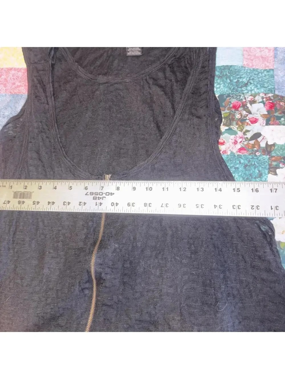 Harley-Davidson Womans 1W Double Layer Built in Tank Top Long Sleeve Zip Front - Picture 6 of 8
